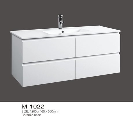 Vanità a 47 pollici alta contemporanea del bagno e Governo ceramico di un pezzo del bacino disponibile
